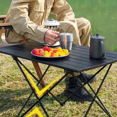 折りたたみ式アウトドアテーブル アウトドア耐荷重アルミテーブル