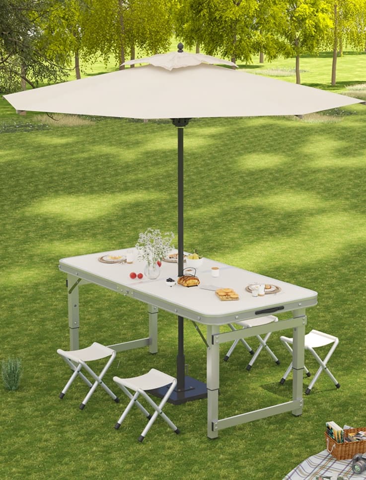 軽量アウトドアテーブル＆チェアセット