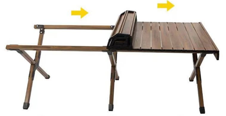 アウトドアテーブル アウトドア ロール式 折りたたみ テーブル