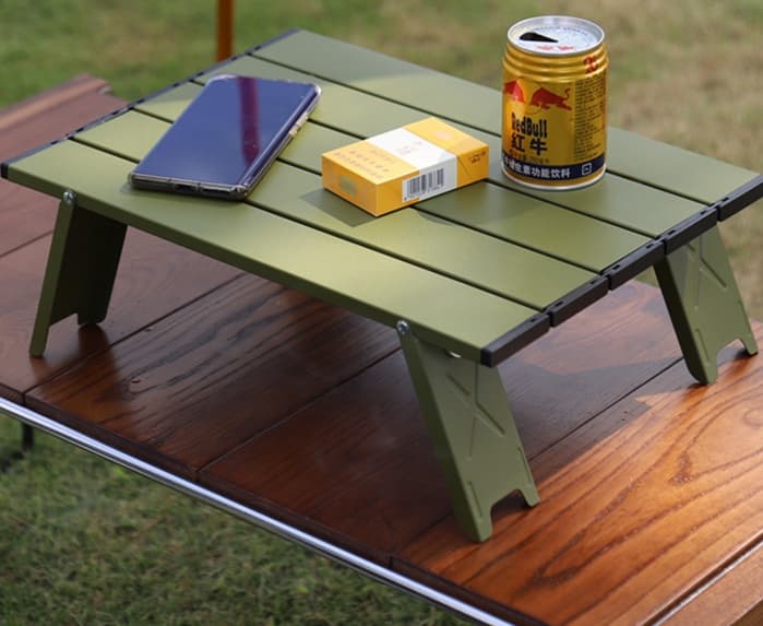 アウトドアテーブル 折り畳み式アルミミニテーブル