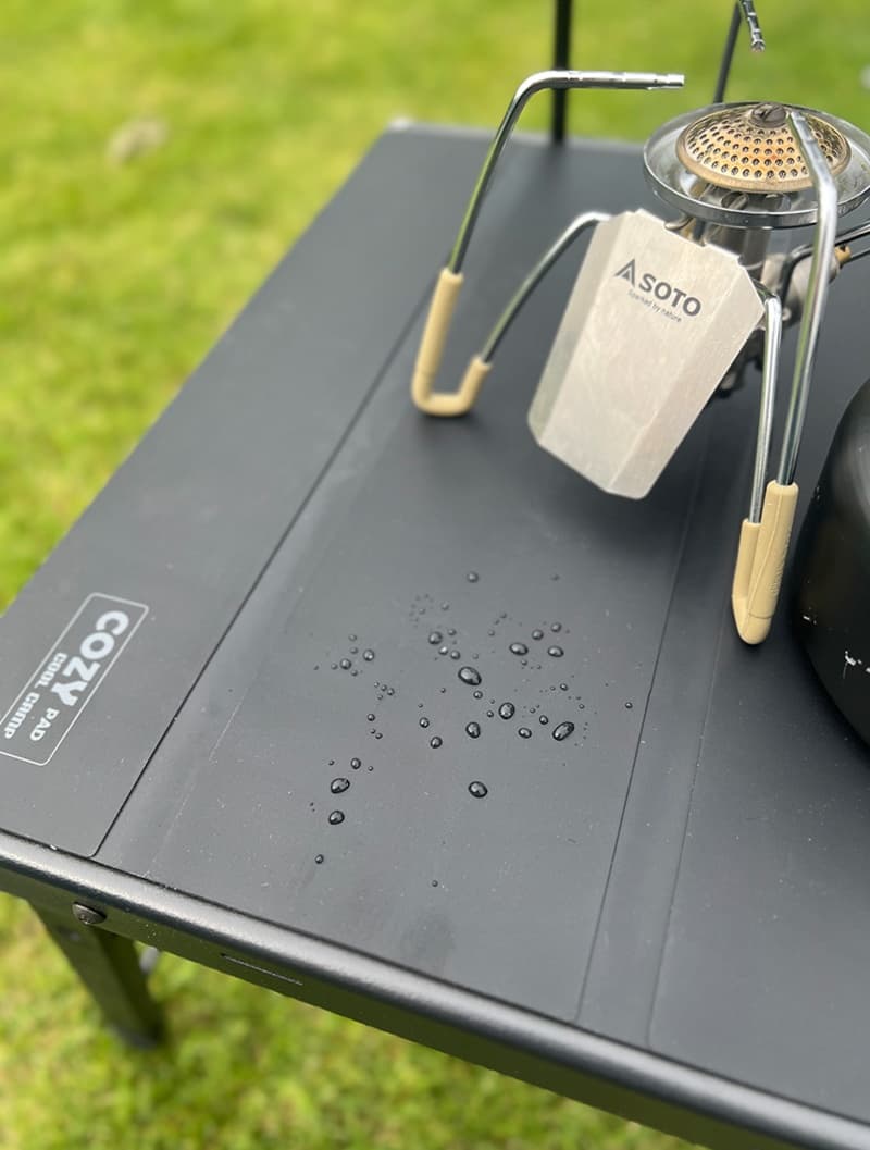 アウトドアテーブル スライド式折り畳みローテーブル