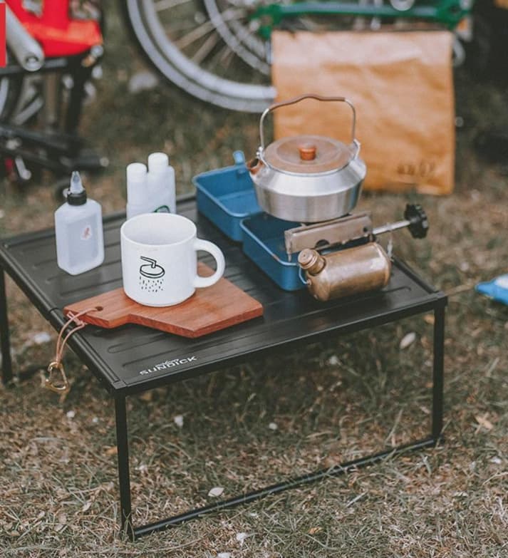 アウトドアテーブル 折り畳み式 アルミミニテーブル