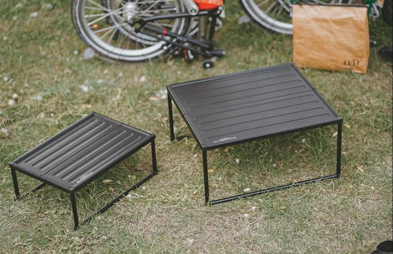 アウトドアテーブル 折り畳み式 アルミミニテーブル