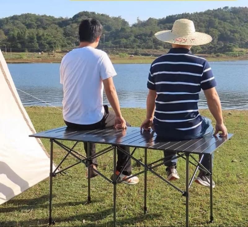 アウトドアテーブル 耐熱折りたたみアウトドアキッチンテーブル
