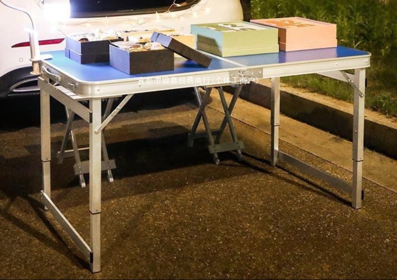 丈夫な三段階調整アウトドアテーブルセット