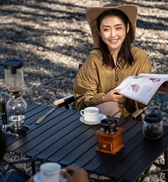 アウトドアテーブル 折りたたみ式多機能アウトドアワゴン