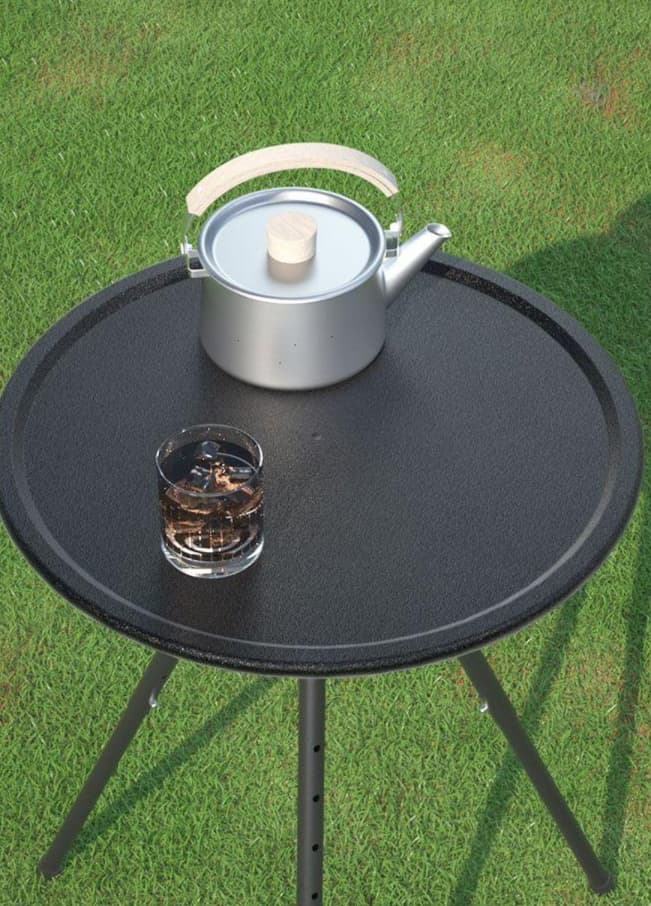 アウトドアテーブル 折りたたみ三脚サイドテーブル 