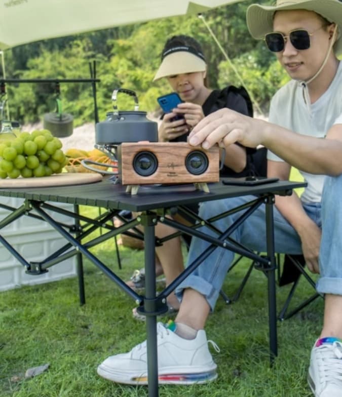 アウトドアテーブル 折りたたみ式サイドテーブル ピクニック