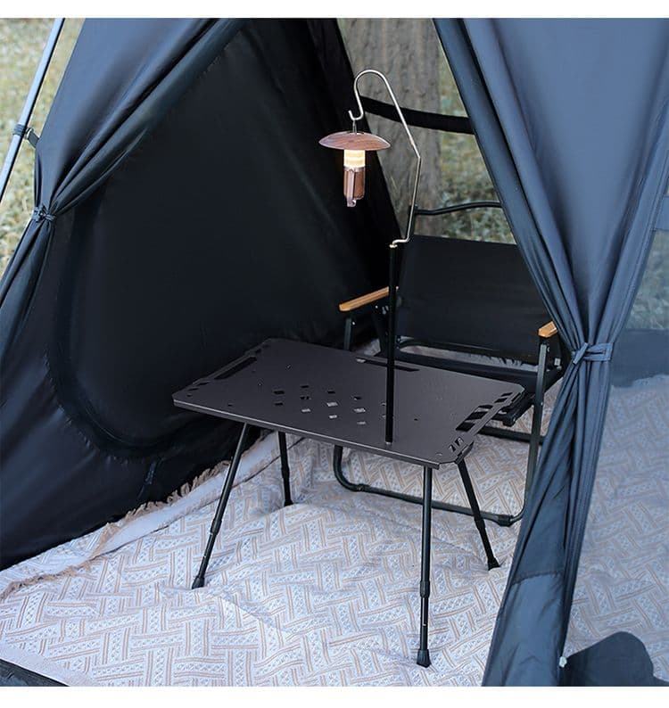 折り畳み式　キャンプローテーブル