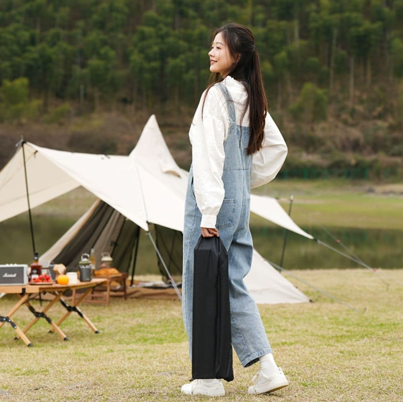 折りたたみ式アウトドアテーブル アウトドア耐荷重アルミテーブル