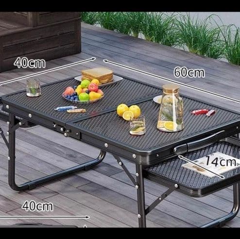 アウトドアテーブル 折りたたみ式　アウトドアコンパクトテーブル