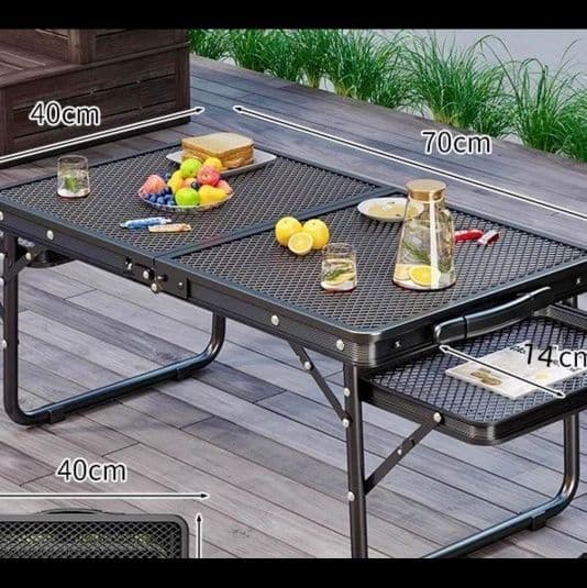 アウトドアテーブル 折りたたみ式　アウトドアコンパクトテーブル