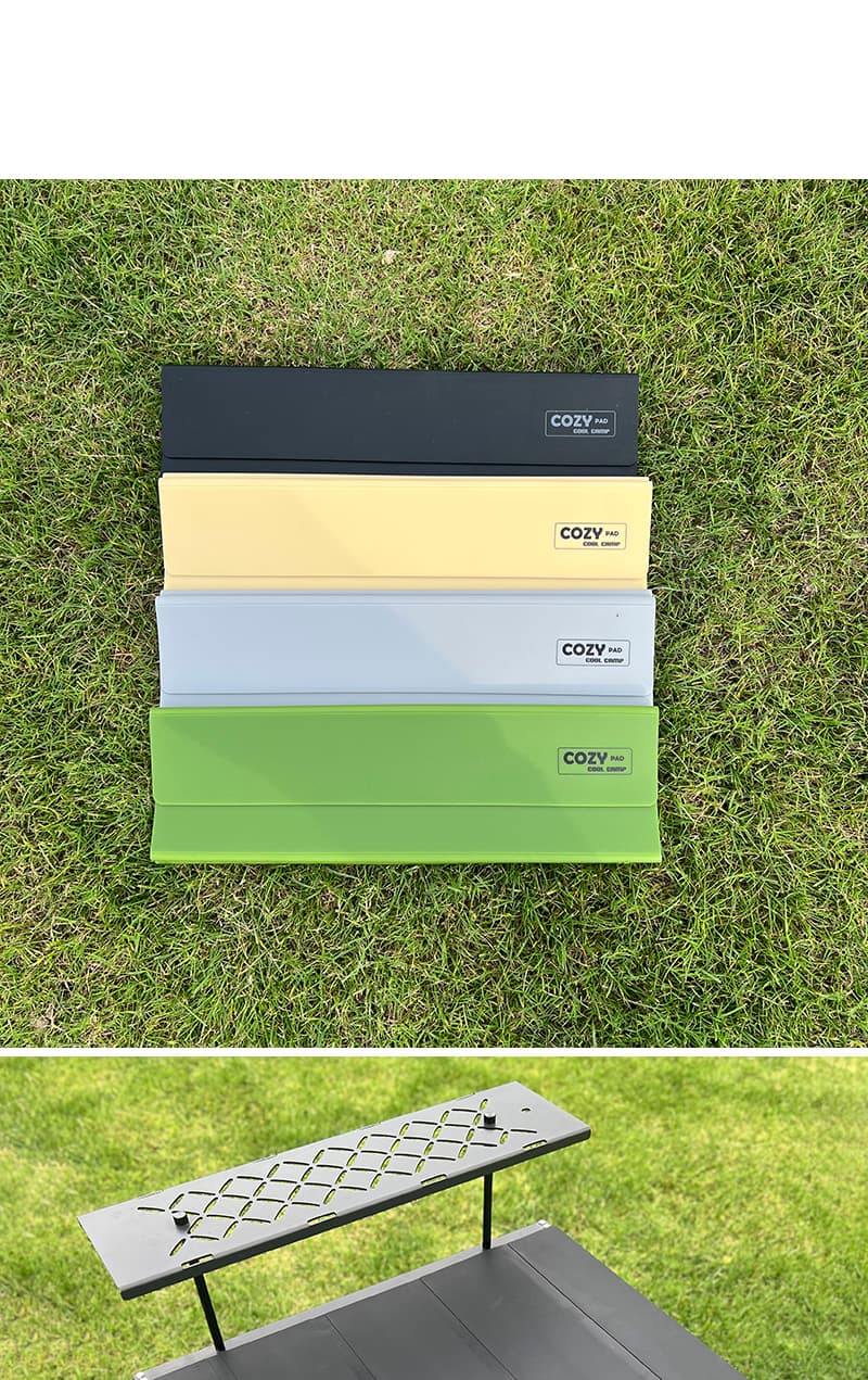 アウトドアテーブル スライド式折り畳みローテーブル