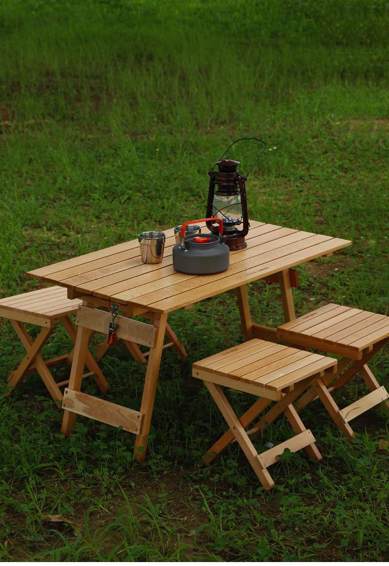 アウトドアテーブル 折り畳み式 キャンプサイドテーブルセット