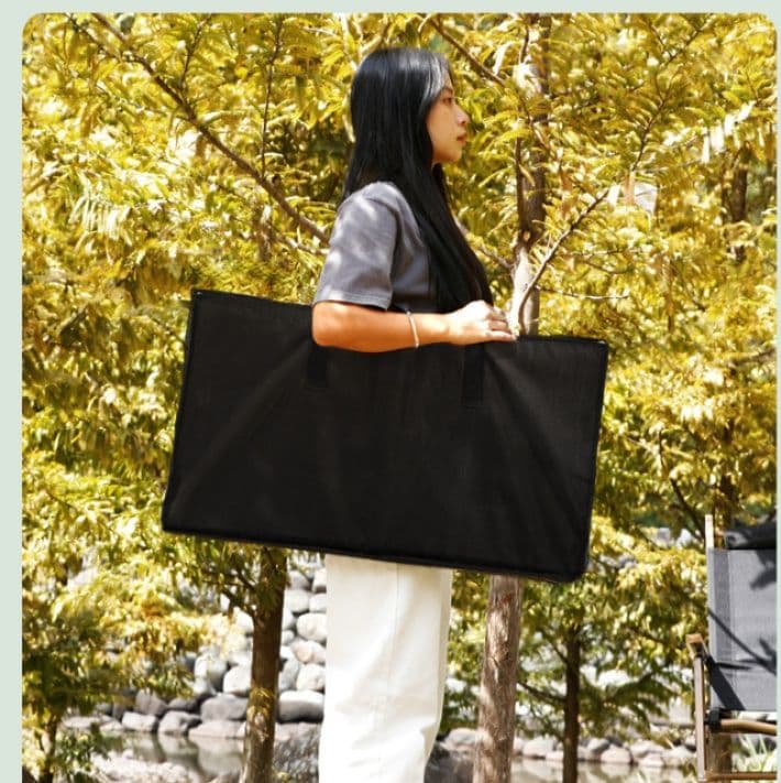 アウトドアテーブル 天然木製折りたたみ式携帯　ローテーブル