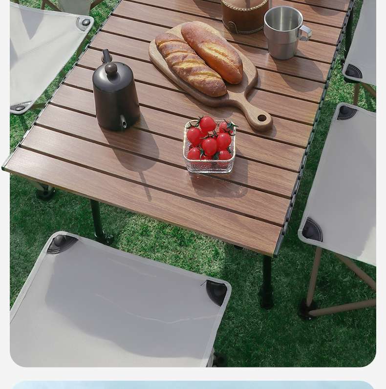 アウトドアテーブル アウトドア快適収納式テーブル