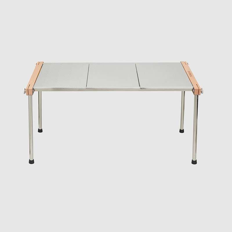 アウトドアテーブル 軽量コンパクト三つ折りテーブル