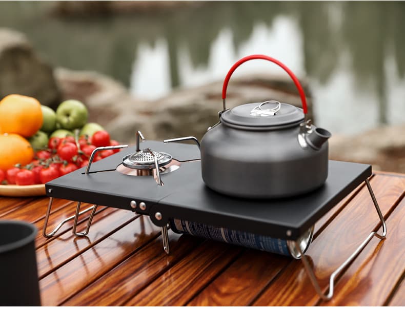 アウトドアテーブル 折り畳み式一体型アウトドアミニテーブル