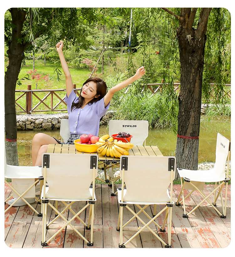 アウトドアテーブル コンパクト携帯折りたたみテーブルセット