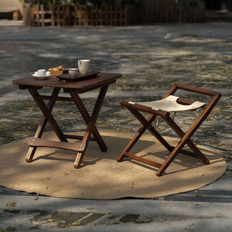 アウトドアテーブル 折りたたみ式 携帯テーブル＆チェアセット
